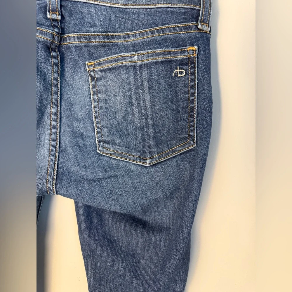 Rag & Bone Low Rise Cropped Capri Jeans Size 25 - Picture 4 of 11